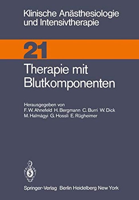 Therapie Mit Blutkomponenten-..