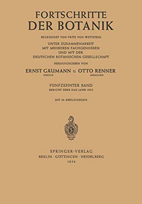 Bericht Über Das Jahr 1952-..