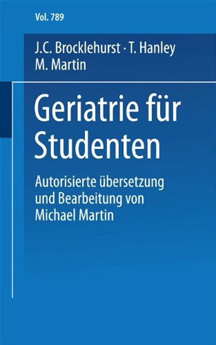 Geriatrie Für Studenten-..