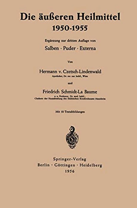 Die Äußeren Heilmittel 1950-1955-..