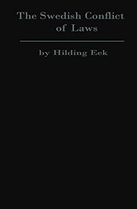 The Swedish Conflict Of Laws-..