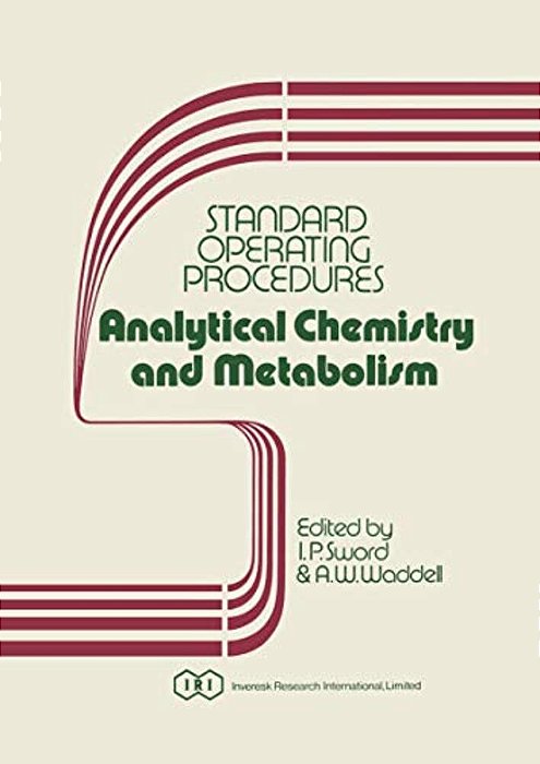 Standard Operating Procedures Analytical Chemistry And Metabolism-..