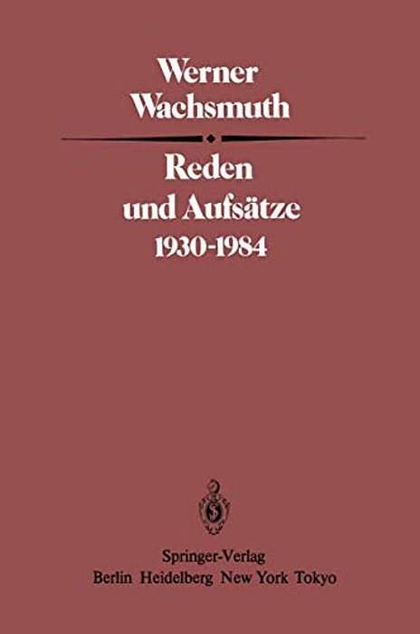 Reden Und Aufsätze 1930-1984-..