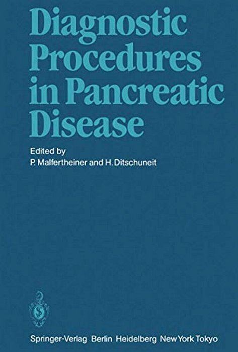 Diagnostic Procedures In Pancreatic Disease-..