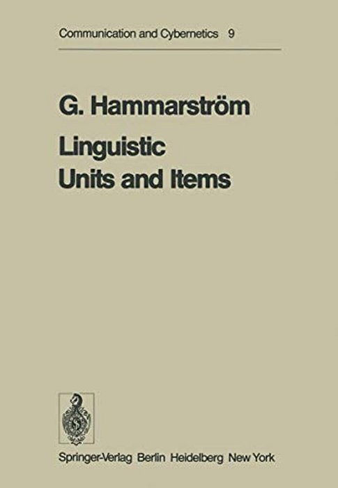 Linguistic Units And Items-..