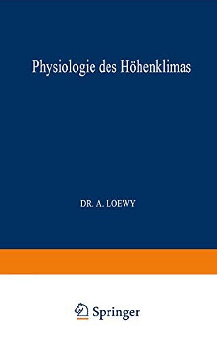 Physiologie Des Höhenklimas-..