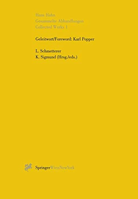 Gesammelte Abhandlungen I - Collected Works I-..