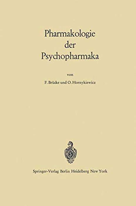Pharmakologie Der Psychopharmaka-..