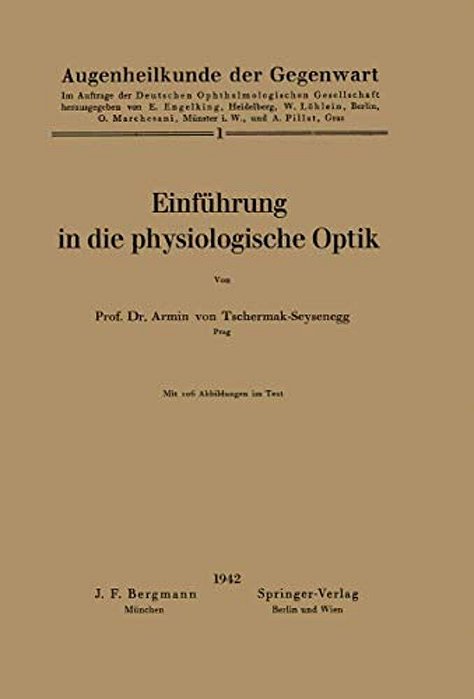 Einführung In Die Physiologische Optik-..