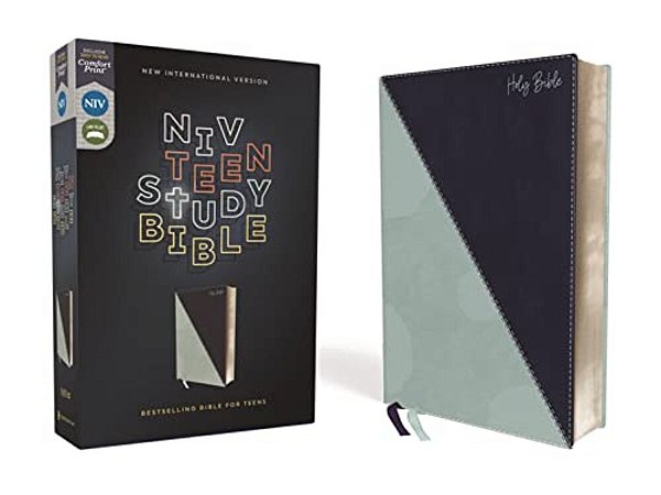 Niv, Teen Study Bible (For Life Issues You Face Every Day), Leathersoft, Teal, Comfort Print-..