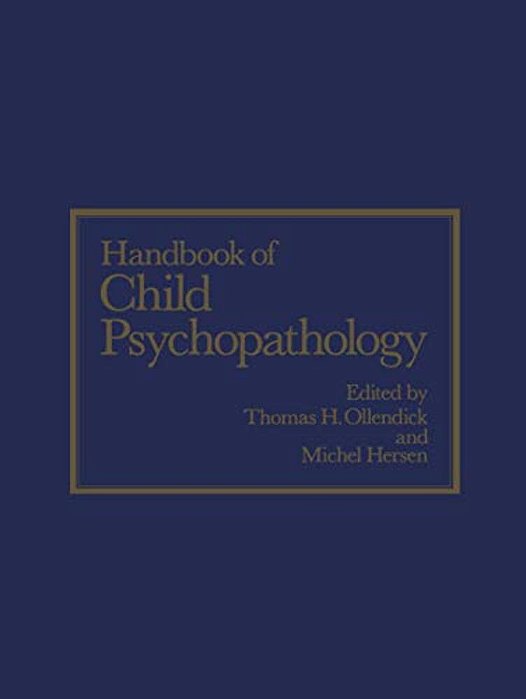 Handbook Of Child Psychopathology-..