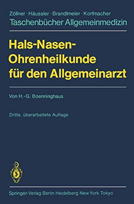 Hals-Nasen-ohrenheilkunde Für Den Allgemeinarzt-..