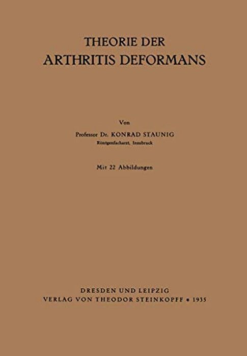 Theorie Der Arthritis Deformans-..