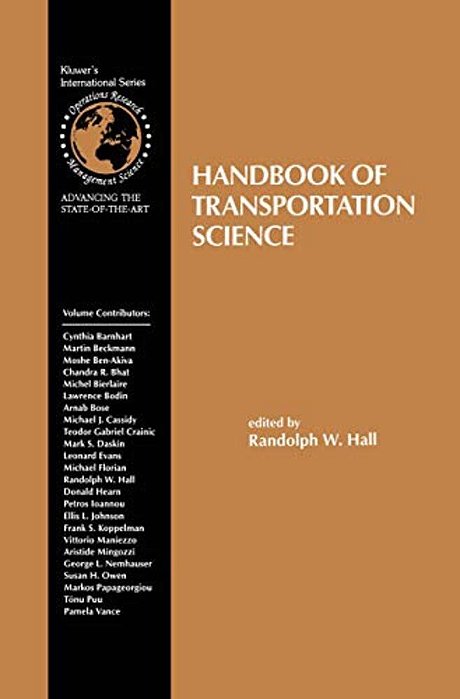 Handbook Of Transportation Science-..