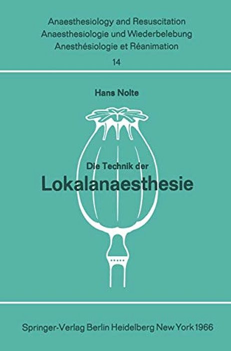 Die Technik Der Lokalanaesthesie-..