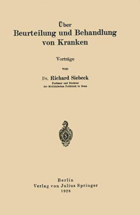 Über Beurteilung Und Behandlung Von Kranken-..