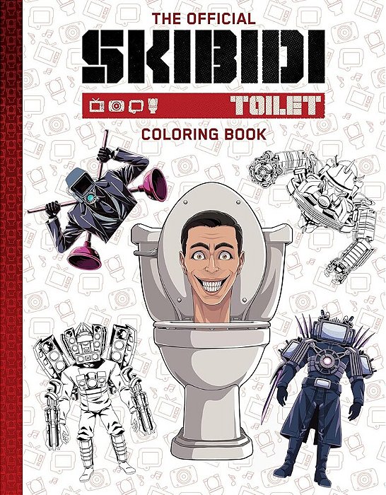 The Official Skibidi Toilet Coloring Book-..