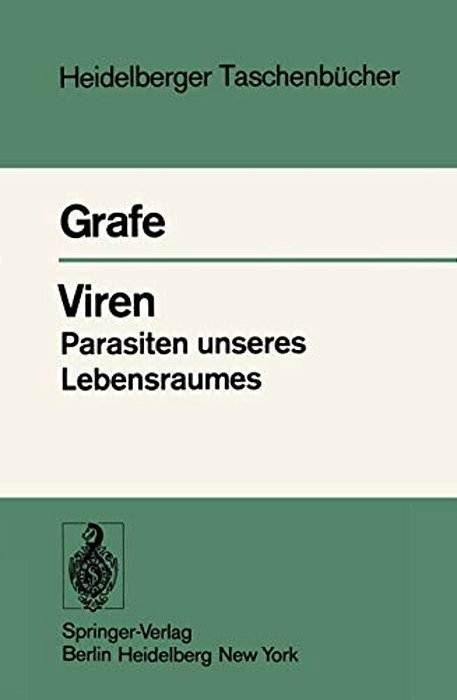 Viren Parasiten Unseres Lebensraumes: Taschenbuch Der Allgemeinen Virologie-..