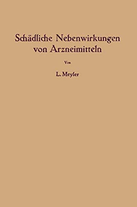 Schädliche Nebenwirkungen Von Arzneimitteln-..