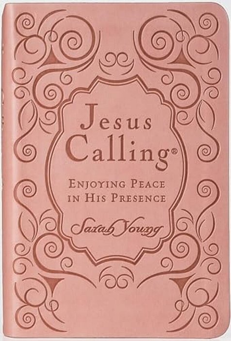 Jesus Calling, Pink Leathersoft, With Scripture References: Enjoying Peace In His Presence (A 365-Day Devotional)-..