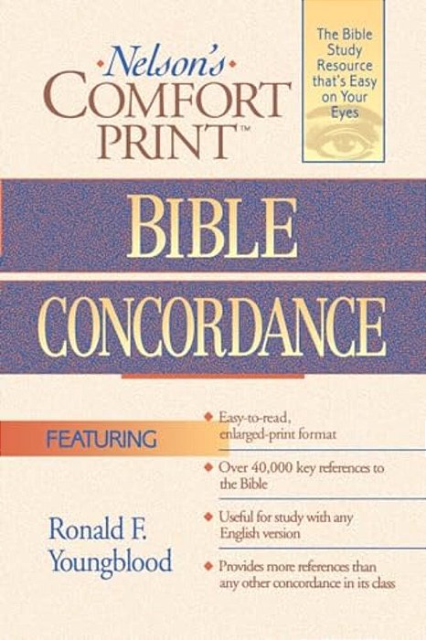 Comfort Print Bible Concordance-..