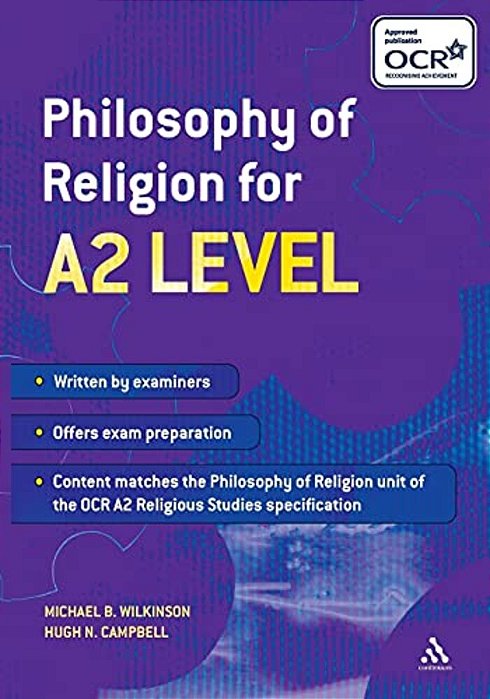 Philosophy Of Religion For A2 Level-..