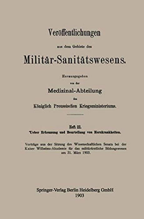 Ueber Erkennung Und Beurteilung Von Herzkrankheiten-..