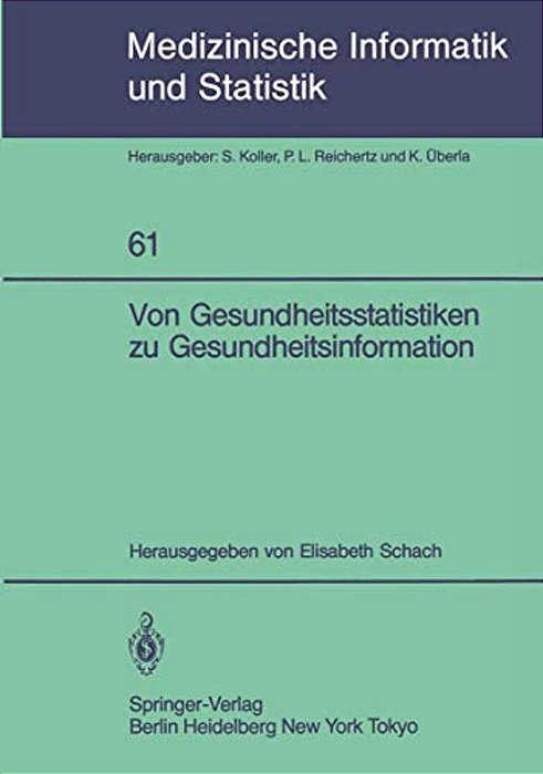 Von Gesundheitsstatistiken Zu Gesundheitsinformation-..