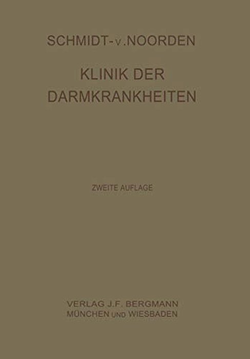 Klinik Der Darmkrankheiten-..