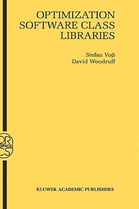 Optimization Software Class Libraries-..