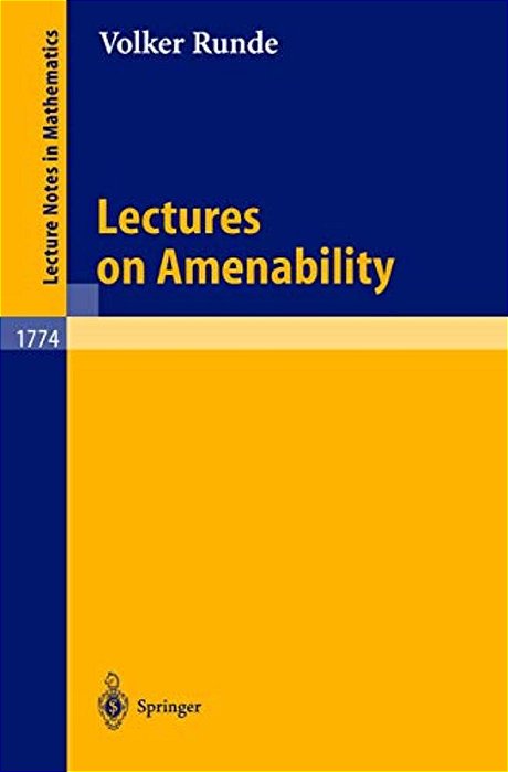 Lectures On Amenability-..