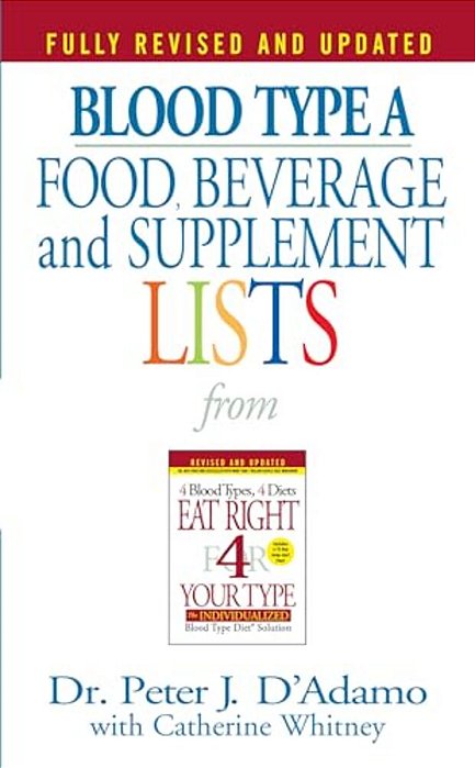 Blood Type A Food, Beverage And Supplement Lists-..