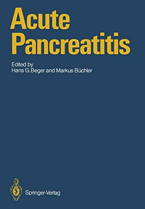 Acute Pancreatitis: Research And Clinical Management-..