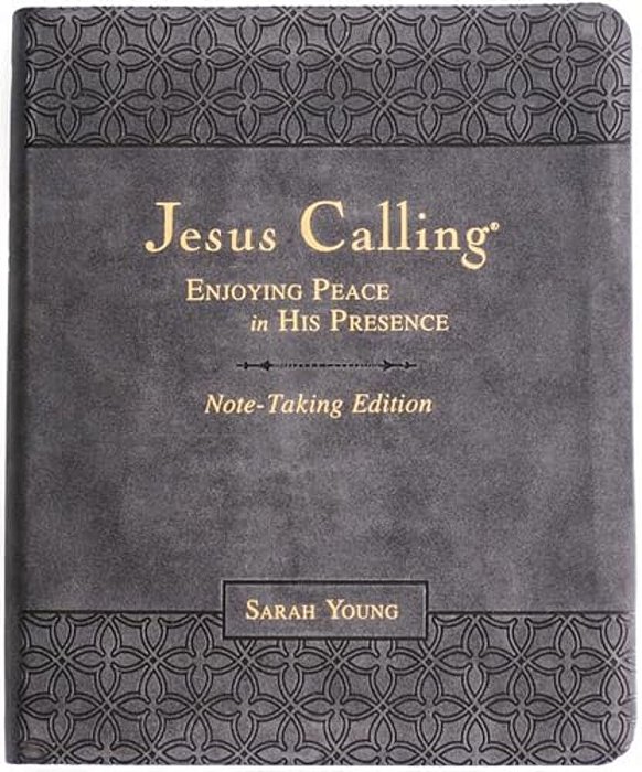 Jesus Calling Note-Taking Edition, Leathersoft, Black, With Full Scriptures: Enjoying Peace In His Presence (A 365-Day Devotional And Prayer Journal)-..