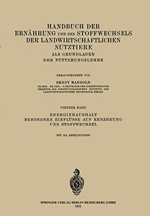 Energiehaushalt. Besondere Einflüsse Auf Ernährung Und Stoffwechsel-..