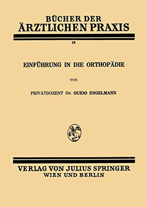 Einführung In Die Orthopädie-..
