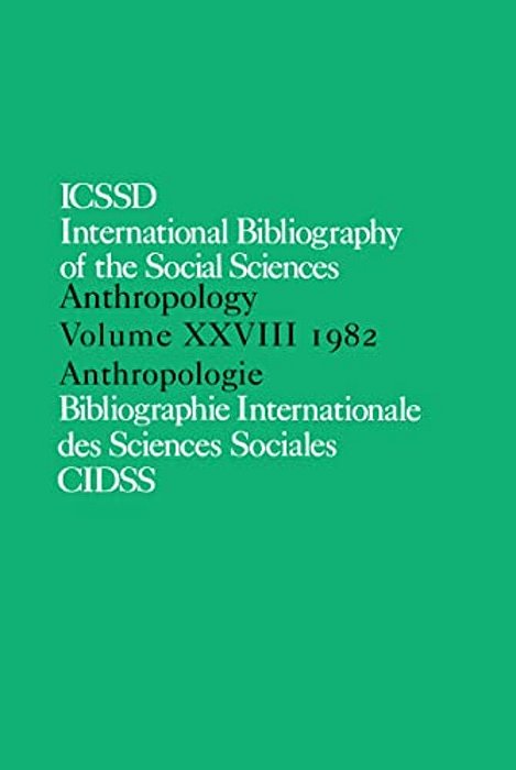 Ibss: Anthropology: 1982 Vol 28-..