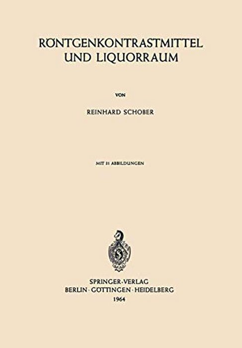 Röntgenkontrastmittel Und Liquorraum-..
