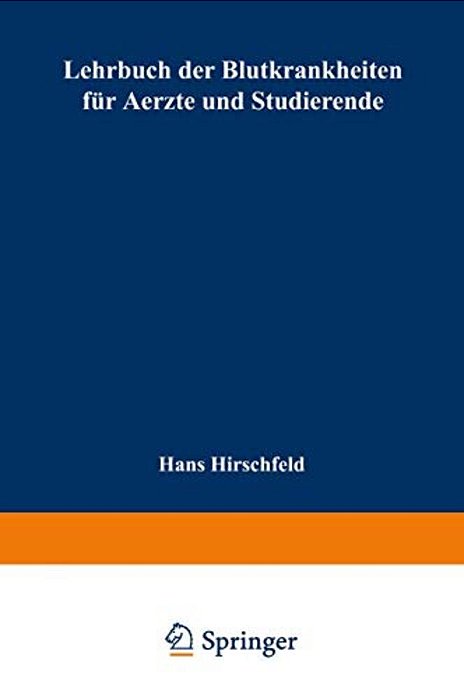 Lehrbuch Der Blutkrankheiten Für Aerzte Und Studierende-..
