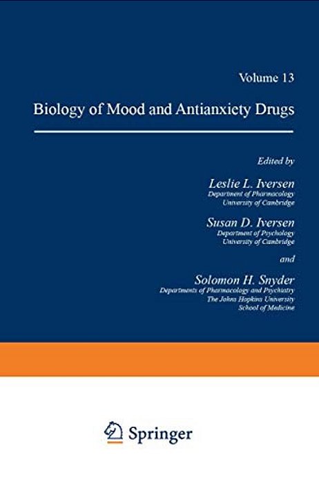 Handbook Of Psychopharmacology: Volume 13 Biology Of Mood And Antianxiety Drugs-..