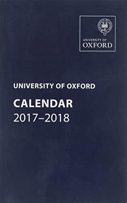 University Of Oxford Calendar 2017-2018-..