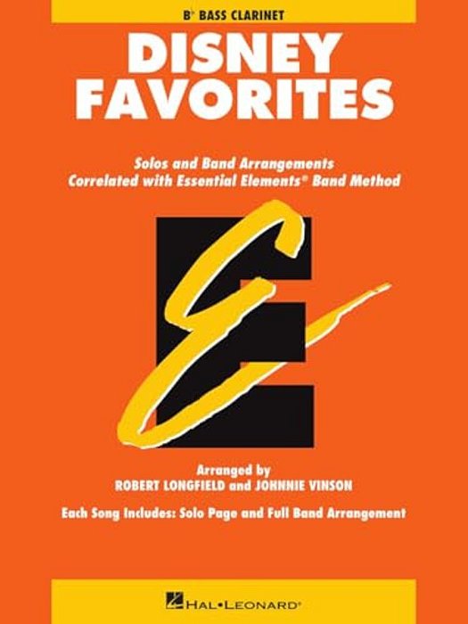 Essential Elements Disney Favorites For Bass Clarinet-..