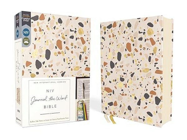 Niv, Journal The Word Bible (Perfect For Note-Taking), Cloth Over Board, Cream, Red Letter, Comfort Print: Reflect, Take Notes, Or Create Art Next To-..