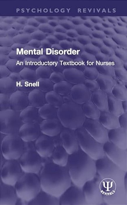 Mental Disorder: An Introductory Textbook For Nurses-..