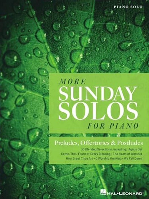 More Sunday Solos For Piano: Preludes, Offertories & Postludes-..
