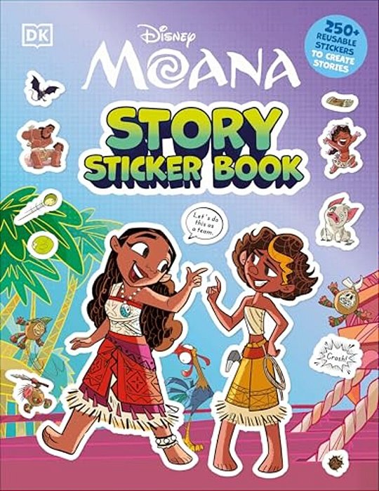 Disney Moana Story Sticker Book-..