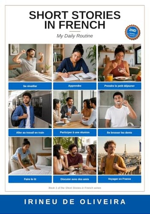 Short Stories In French: My Daily Routine In French-..