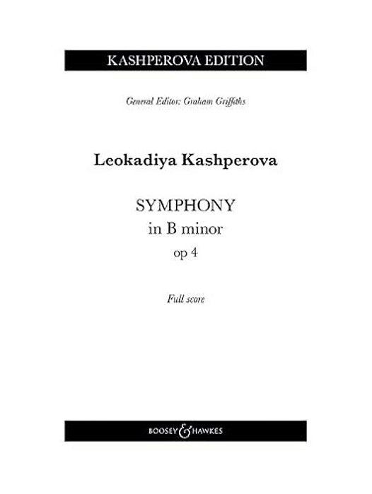 Symphony In B Minor Op. 4 Score-..