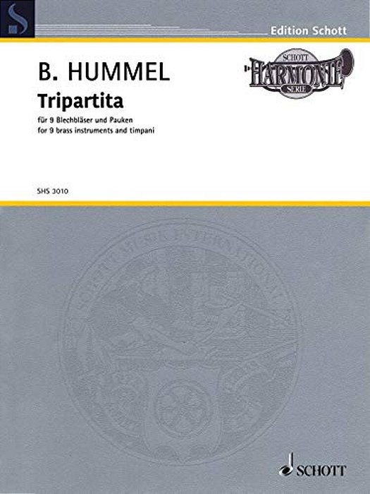 Tripartita, Op. 103E: For 9 Brass Instruments And Timpani-..