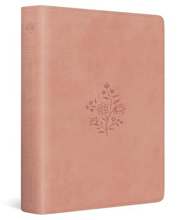 Esv Single Column Journaling Bible (Trutone, Blush Rose, Wildflower Design)-..